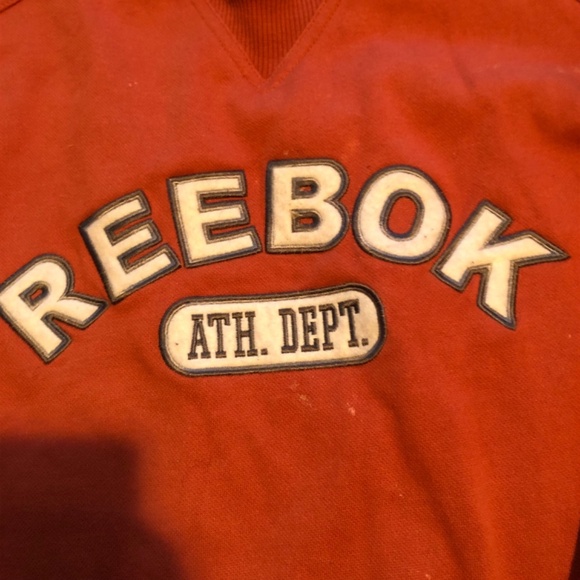 Vintage Reebok large man’s orange sweatshirt, used but in good shape - Picture 2 of 5